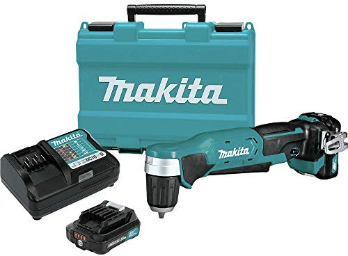 Makita AD04R1 12V max CXT Right Angle Drill Kit, 3/8