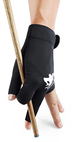 Men Women Quick-Dry Pool Glove Billiard Left Hand Great for Snooker Cue Shooters Carom Sports