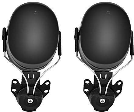 JTLB Casco Negro con Protectores Auditivos Orejeras Casco Duro Orejeras Reducción de Ruido Accesorio de Orejera Insonorizado Protección para los Oídos