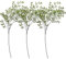 Avoik Plantes Artificielles Fausses tiges de Verdure, 110cm de Haut Branches Feuilles Branches Artificielles Tiges de Plantes en Plastique Fausses Vertes pour Vase Décoration de la Maison