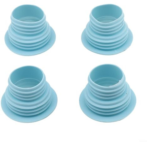 Yhenlovtt 4 piezas de silicona para manguera de tubo de drenaje, anillos de sellado de tubería de drenaje, conector de manguera de lavadora, para lavadora (verde)