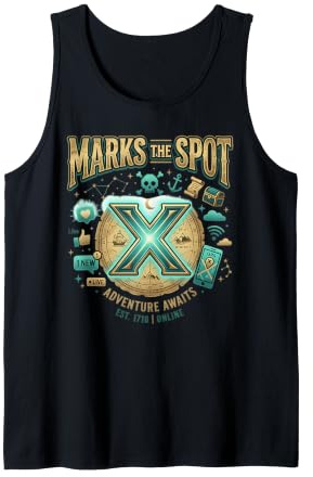 L'Aventure X Marks The Spot Vous Attend, Un trésor numérique Nautique Débardeur