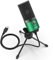 FIFINE USB Microphone for Computer, PC/Laptop Gaming Microphone with Volume Control, Condenser Mic for Streaming, Podcasting, Twitch, Discord, Green - K669G