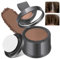 lomdung Ansatzpuder, Langanhaltend Haaransatz Puder mit Spiegel Schwamm, Wasserdicht Haarpuder für Frauen und Männer, Soforteffekt Haar Concealer zur Haarverdichtung, Ansatz kaschieren, Dunkelbraun