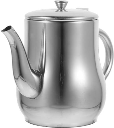 OFFSCH Recipiente Para Aceite De Cocina Aceitera De Acero Inoxidable Recipiente Grande Para Almacenar Aceite Para Guardar Para Cocina