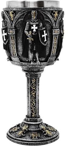 Coupe « Croisés noirs » – Médiéval, chevalier, croisé, hydromel