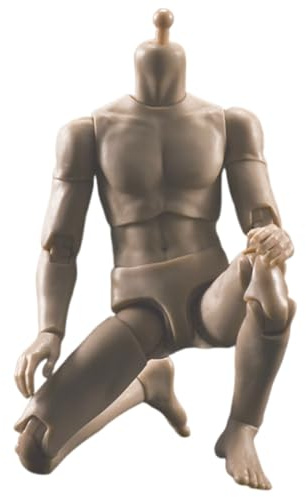 Kalttoy Semi flexibel manlig kroppsmodell figur 15 cm skala artikulerad ABS-åtgärd för konstnärlig visning och anpassning realistisk muskelaction