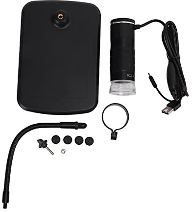 Microscope électrique AN104 3 en 1 Compatible avec Les téléphones Mobiles et Les Ordinateurs - Microscope numérique USB de Type C avec grossissement 1000x et 8 lumières LED