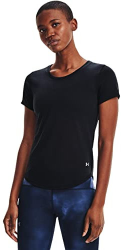 Under Armour Damen Streaker SS, atmungsaktives Laufshirt mit reflektierenden Details, schnelltrocknendes Funktionsshirt