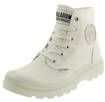 Palladium Pampa Monochrome, Stivali Sneaker Unisex - Adulto, Bianco, 42 EU