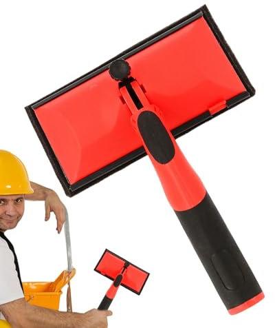 De Pinceaux À Peinture Plats Outil De Peinture À Pinceau À Rebut, Manche Bicolore, Bordure De Peinture pour Mur Pinceau À Peinture avec Manche Bicolore Facile À Nettoyer