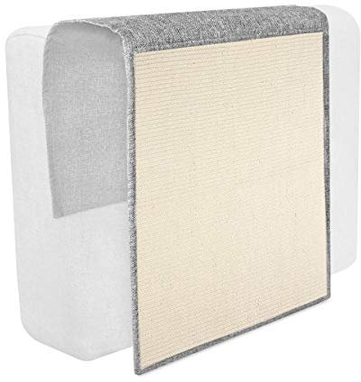 Navaris Katzen Kratzmatte Kratzschutz Sofa - Sisal Kratzteppich 130 x 45 cm für Katze - Couch Katzenkratzmatte - auch für Hunde geeignet