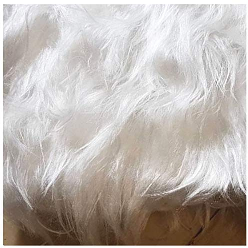 Russo Tessuti Tessuto Pelliccia Sintetica Decorazione Barba Elfo Babbo Natale 50x150 cm