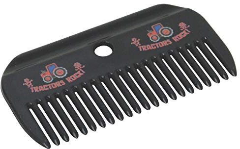 Y-H Hy Equestrian Mähnenkamm für Traktoren, 9,5 x 5,3 cm, Marineblau / Rot