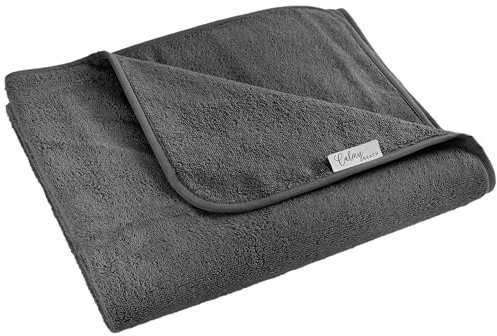 CalmyBEACH Frottee Strandtuch XXL 200x200cm - Badehandtuch groß 100% Baumwolle Strandhandtuch Badetuch Strand Handtuch Strandlaken Beach Towel Stranddecke Picknickdecke