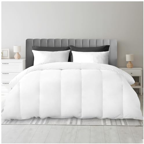 GC GAVENO CAVAILIA Luxury King Size Duvet 15 Tog - Deep Sleep Soft Warm and Comfortable Quilt King-Size - Hypoallergenic White King Duvet - Comforter & Duvets KingSize (220x225 cm) - Washable