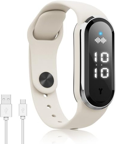 ZOYDP Orologio Antizanzare Ultrasuoni, Braccialetto Antizanzare Ultrasuoni, Bracciale Antizanzare, Ricarica Usb Zanzarella Braccialetti, Braccialetti Antizanzare per Adulti Bambini Interni Esterni