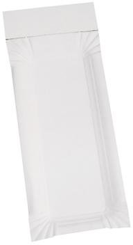 der-verpackungs-profi Pappteller m.Abriß Frischfaser 8x18+3cm unbeschichtet 1000 Stück
