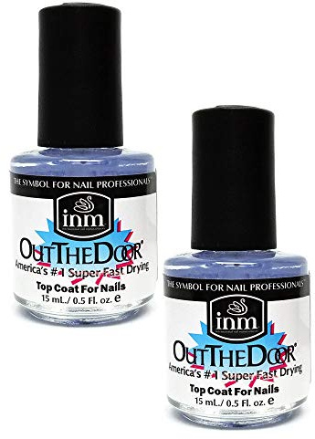 2 X Out The Door Number 1 Super Fast Drying Nail Top Coat For Nail | size 0.5 fl oz