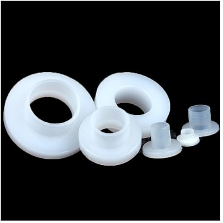 Fastener Washers 5/10/20/100pcs Screw Nylon Transistor Rings The Step T-Type Plastic Gasket Insulation Spacer Screw Thread Protector M3 M4 M5 M6 M8 M10 M12 M14 M16 (Size : 100pcs A5)