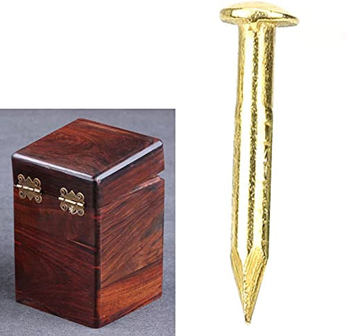 100 Stück Rundkopfnägel aus Messing Möbelscharniere, Hardware-Zubehör, 10 Mm/15 Mm/18 Mm/22 Mm (10mm lang)