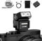 MEDALight F2 Mini Camera Flash 2.4GHz Wireless Off-Camera Flash for Canon/Sony ZV1/Fuji/Nikon/Ricoh Gr3/Digital Camera/Hot Shoe Flash for DSLR Camera/Magnetic Base & 10m Remote Control(Black).