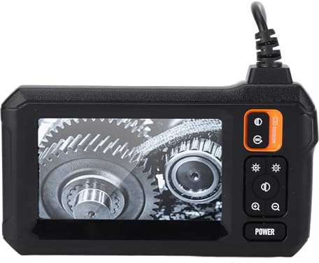 Dpofirs Digital Endoscope Camera, Flexible Sewer Camera 1080p IP67 IP67 Easy to Use Flexible Sewer 170 Degree with Light for Inspection (10m/32.8 ft)