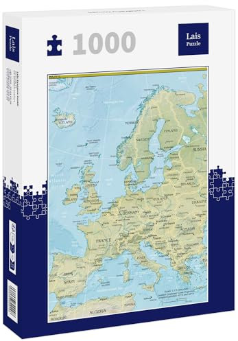 Lais Puzzle Landkarte Europa 1000 Teile