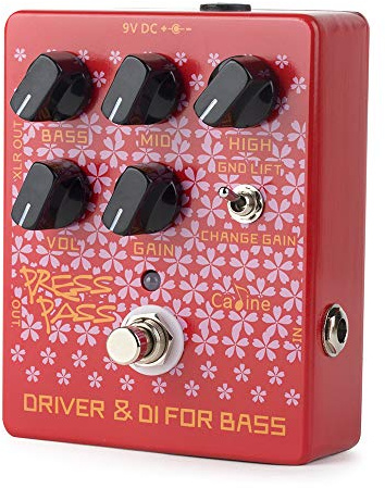 Caline CP-59 Driver Electronic Guitar Bass Effects Pedals Bass Amp DI Classic Tube Red Pedal
