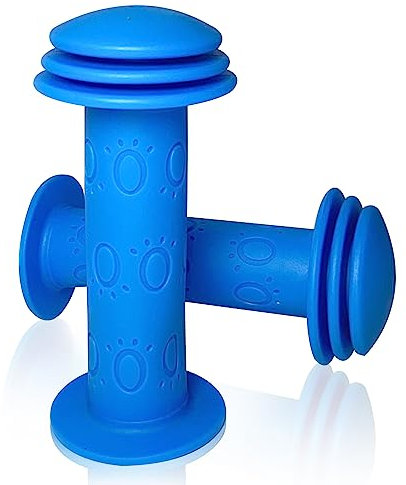 yuejuhe Fahrradgriffe für Kinder, Kinderfahrradgriffe 22mm, Kinderfahrrad Zubehör Lenkergriffe für Roller Mountainbike Dreirad (Blau)