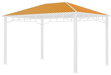 TOOLPORT Ersatz-Dachplatten 3x4 m Hardtop Dach Stahldach für Gartenpavillon Sunset Superior 3x4m