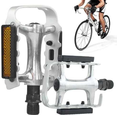 Mountainbike-Pedale flach | Aluminium-Fahrradpedale, Rennrad-Pedale, Mountainbike-Pedale, flache Pedale, Kugellager, Aluminiumlegierung, Fahrrad-Pedale für Fahrrad