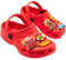 Get Trend Disney Cars Hausschuhe Kinder Junge mit abnehmbaren Charms und Fersenriemen Garten Clogs Pantoletten Kinderhausschuhe (29 EU, Rot Cars)
