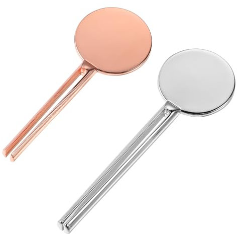 Thinp Lot de 2 presse-tubes en acier inoxydable - Presse-tube en métal - Pour cuisine, salle de bain, studio - Pour chaussures, dentifrice, crème pour les mains, pigments