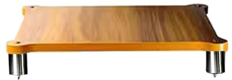 Easnuroz HiFi Rack AV Shelf Support HIFI Support De Lecteur Meuble Audio HIFI 1/2/3/4 Couches HiFi Racks Streaming Devices Cabinet HiFi Rack AV Shelf Audio Video Components(Wood color-A,60*25*48cm)