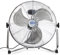 Futura 16” Chrome High Velocity Floor Fan, Heavy Duty Metal Fan, Industrial Cooling Fan with 3 Speeds & Adjustable Tilt Head, Powerful Metal Air Circulator for Gym, Warehouse, Home or Office