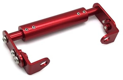Support De Téléphone GPS Universel pour Moto Tout-Terrain De Petite Cylindrée, 22 Mm, Barre D'extension Support Téléphone Moto(Red)