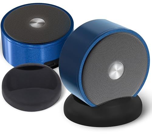 Long Run Technologies Paired Bluetooth Speakers - Surround Sound Stereo Pairing Linkable for Home TV Car