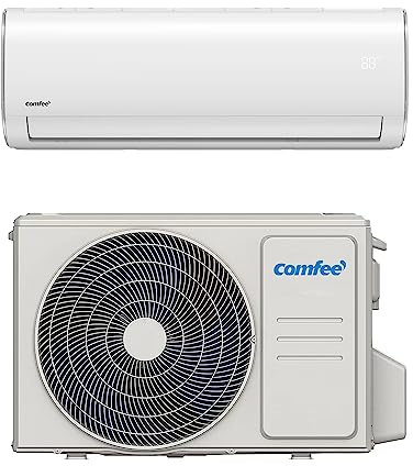 COMFEE' Climatizzatore Monosplit 12000 BTU Inverter, 1 Unità Interna + 1 Unità Esterna, Condizionatore Fisso Classe di efficienza A++/A+, Kit Wi-Fi incluso, GAS R32, TROPICAL 12K