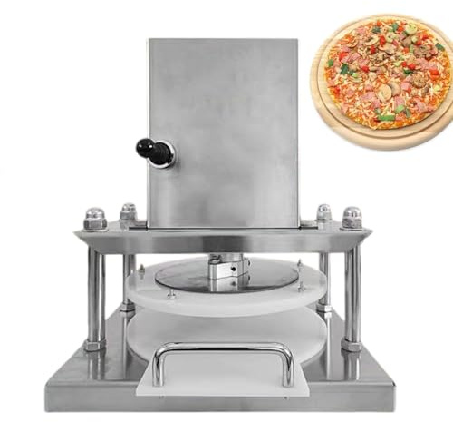 TDSYOCG Laminoir à Pâte Pizza Lourd Pro 30cm (12) INOX - Presse à Deux Étages, Gain de Temps - pour Cuisine Professionnelle