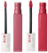 Maybelline New York SuperStay Matte Ink Lip Tint Farbe 15 Lover + SuperStay Matte Ink Lip Tint Farbe 80 Ruler - 2 Lippenstifte mit spitzem Applikator