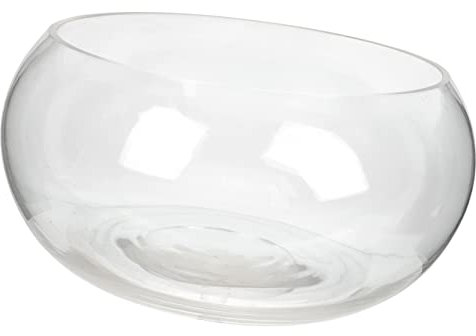 Ipetboom Einfache Schüssel Runde Glasschüssel Vase Für Heimdekoration Aquarium Für Büro