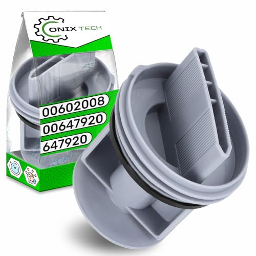 Filtro Lavatrice 78 x Ø 64 mm con Codice Originale 00647920 00602008 00605010 Accessori per Varie Lavatrici per Bosch per Siemens per Balay per Constructa per Neff - Garanzia di 5 Anni - ONIX TECH