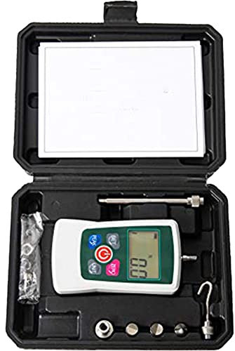 Jrifedptry Medidor digital de fuerza de 300 N, dinamómetro, medidor de tensión, medidor de presión con unidades LB/Kg/Oz