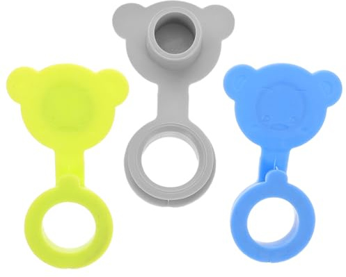 LOORGVEL 3 tapones de silicona para bañera para niños pequeños, universales, para bañeras de bebé, a prueba de fugas, fácil de usar, versátil, varios