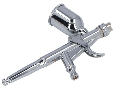 MasYosh Pistola a Spruzzo per Verniciatura Ad Aria, Versatile Mini Kit Aerografo Portatile Portatile con Controllo del Fluido e Regolazione del Modello, per la Decorazione di Torte,