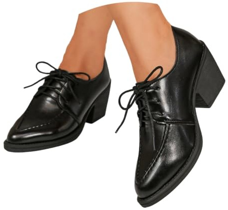 Elegantes Zapatos de tacón con Punta Afilada y Correa al Tobillo, Sofisticado Estilo británico para el día a día, Mujer, versátil y cómodo.