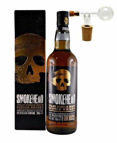 Smokehead Single Malt Whisky Ian MacLeod + 1 Glaskugelportionierer zum feinen Dosieren