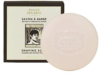 Panier des Sens Sapone da barba solido per rasatura - Made in France - 150g