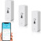 Hygromètre WiFi Smart Thermomètre, mini capteur numérique de température & d'humidité intérieure, capteur d'humidité à température ambiante pour sous sol en serre, compatible avec Alexa & Google Home